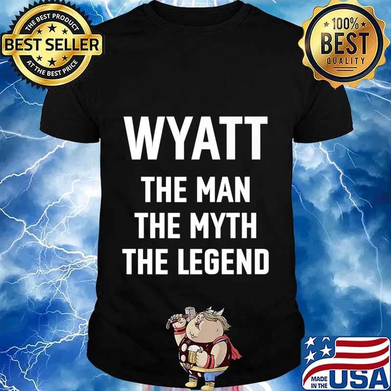 Wyatt the man myth legend first name birthday Premium T-Shirt