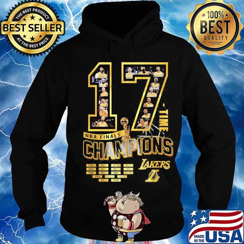 17 nba finals champions los angeles lakers s Hoodie