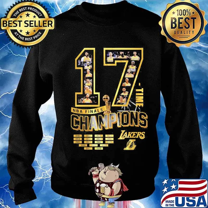 17 nba finals champions los angeles lakers s Sweater