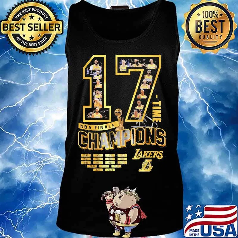 17 nba finals champions los angeles lakers s Tank top