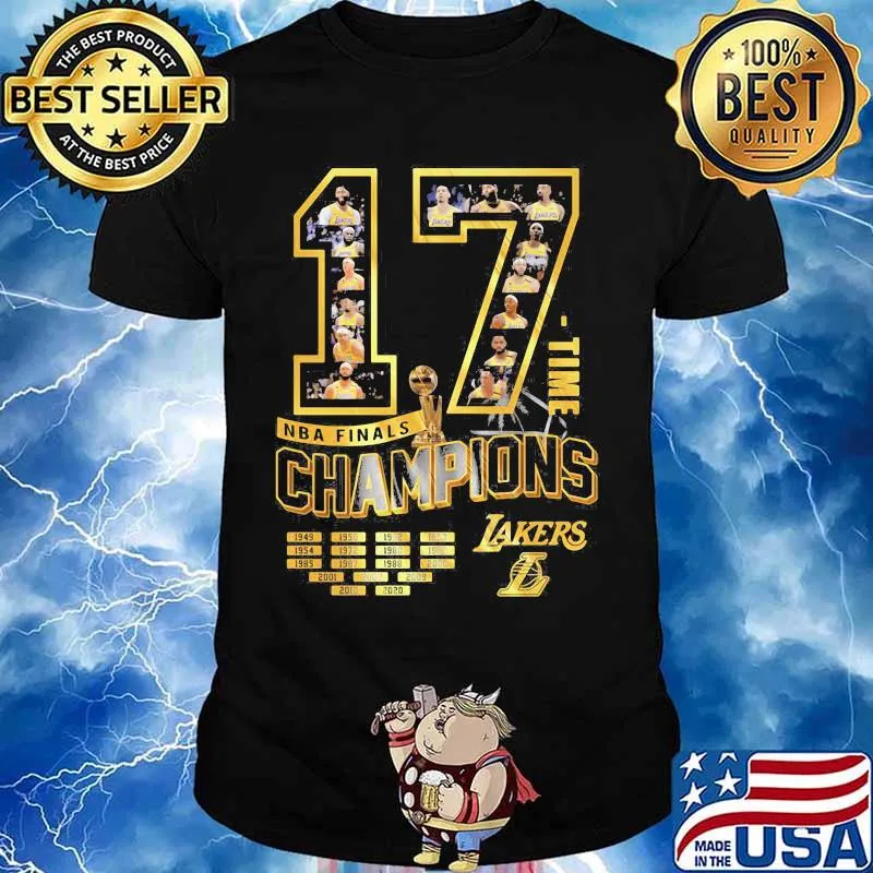 17 nba finals champions los angeles lakers shirt