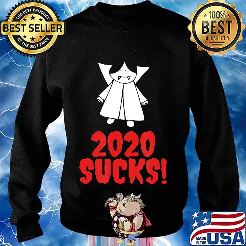 2020 Bloody Sucks Vampire Halloween T-Shirt Sweater