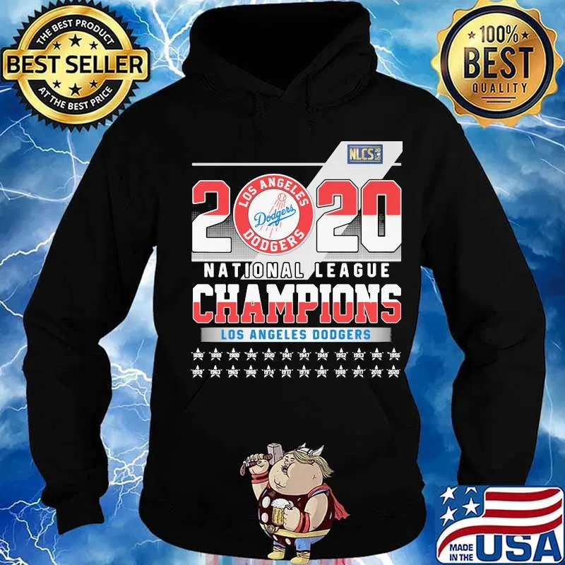 2020 los angeles dodgers logo national league champions s Hoodie