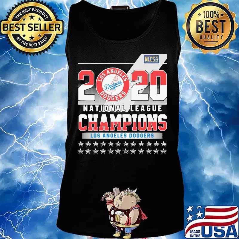 2020 los angeles dodgers logo national league champions s Tank top