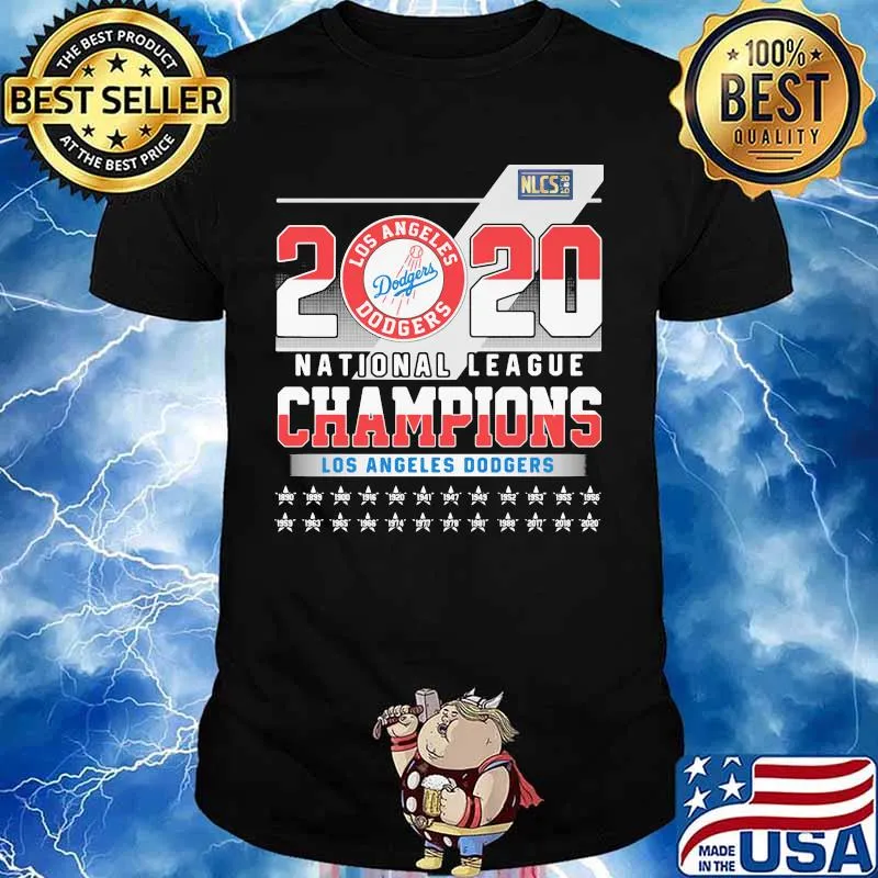 2020 los angeles dodgers logo national league champions shirt