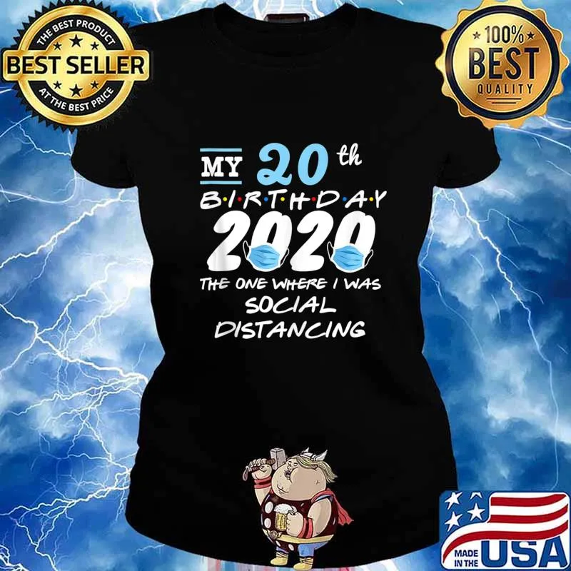 20th Birthday Quarantined 2020 Toilet Paper T-Shirt Ladies tee