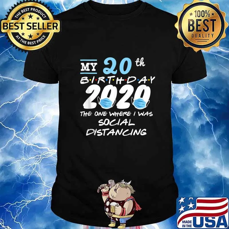20th Birthday Quarantined 2020 Toilet Paper T-Shirt