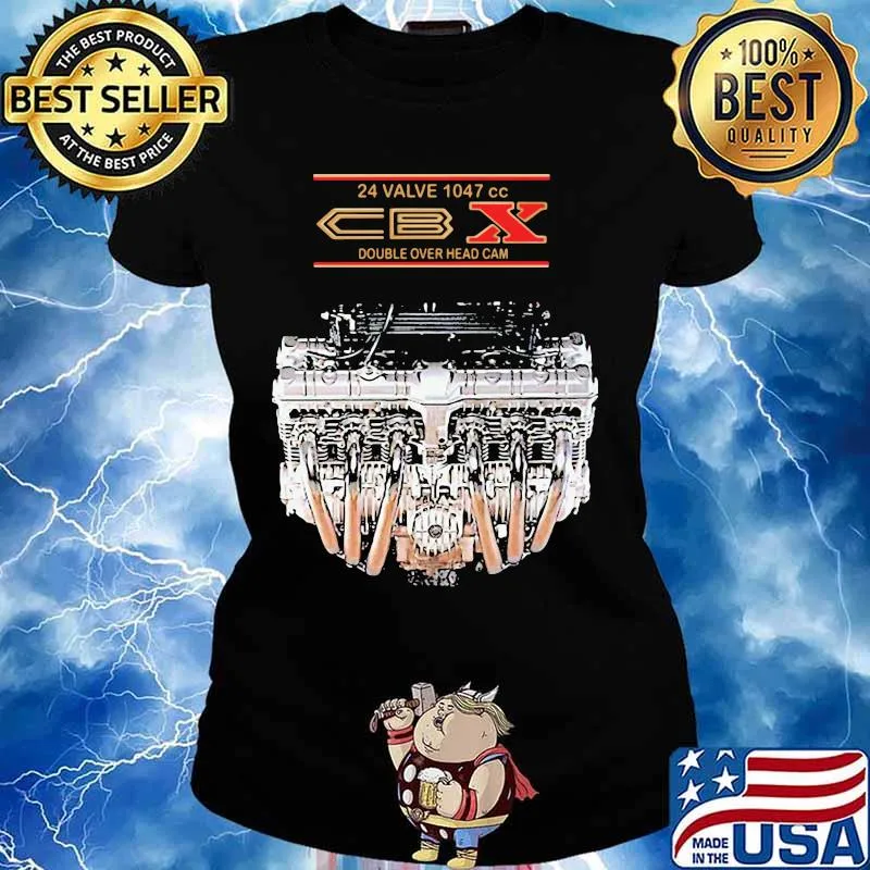 24 valve 1047 cc cbx double overhead cam s Ladies tee