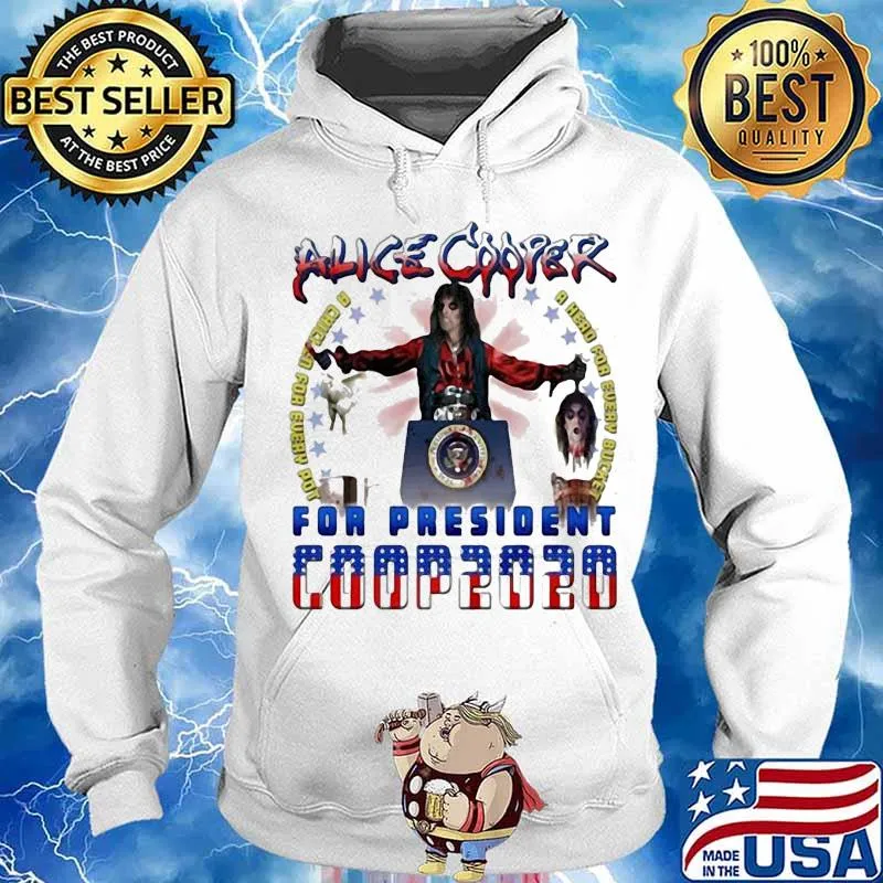 Alice cooper for president 2020 s Hoodie