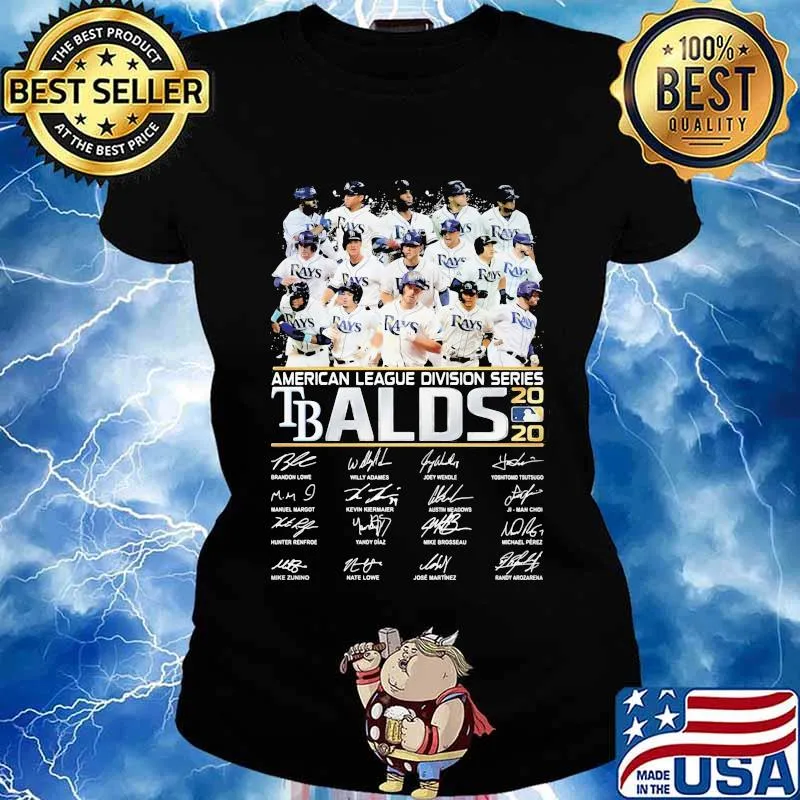 American league division series tbalds 2020 signatures s Ladies tee