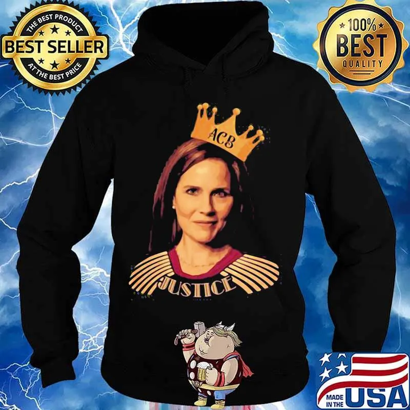 Amy Coney Barrett Justice Notorious Crown Shirt Hoodie