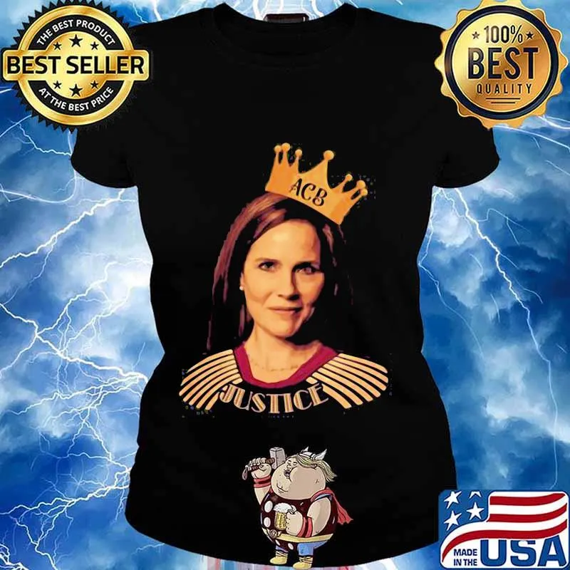 Amy Coney Barrett Justice Notorious Crown Shirt Ladies tee