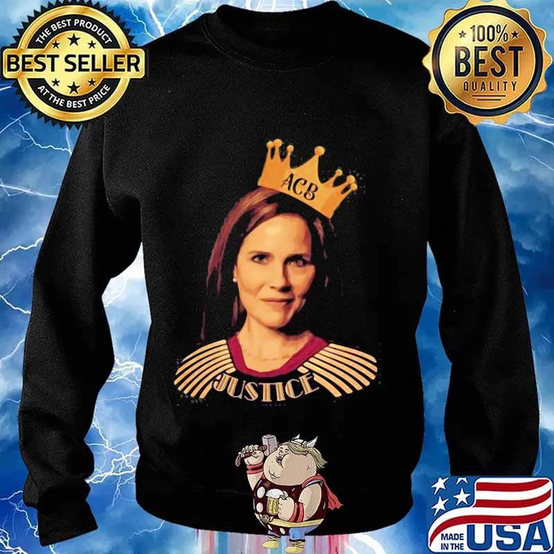 Amy Coney Barrett Justice Notorious Crown Shirt Sweater