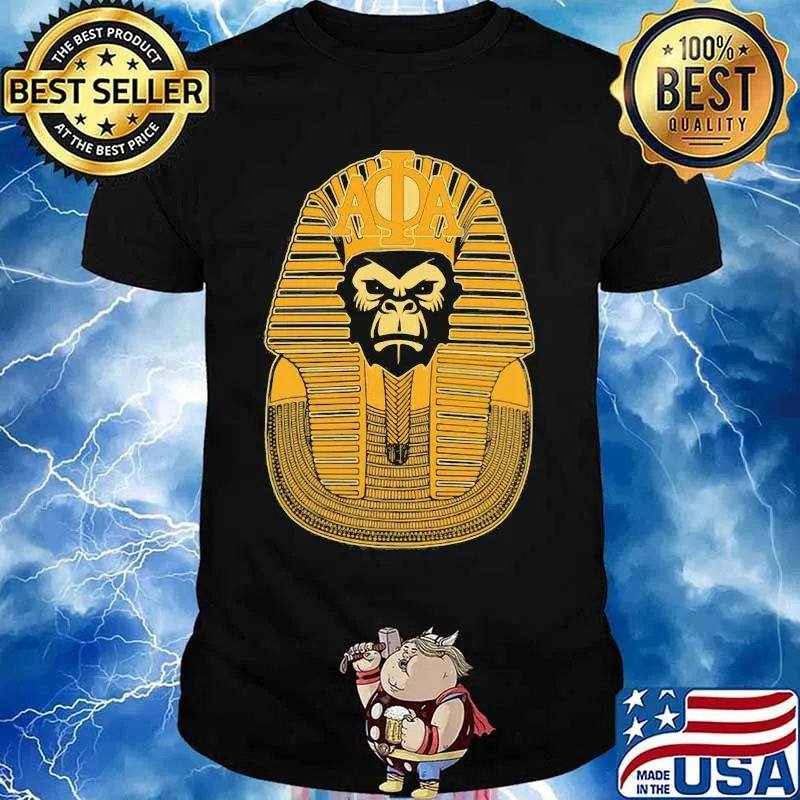 Ancient egyptian statue monkey shirt