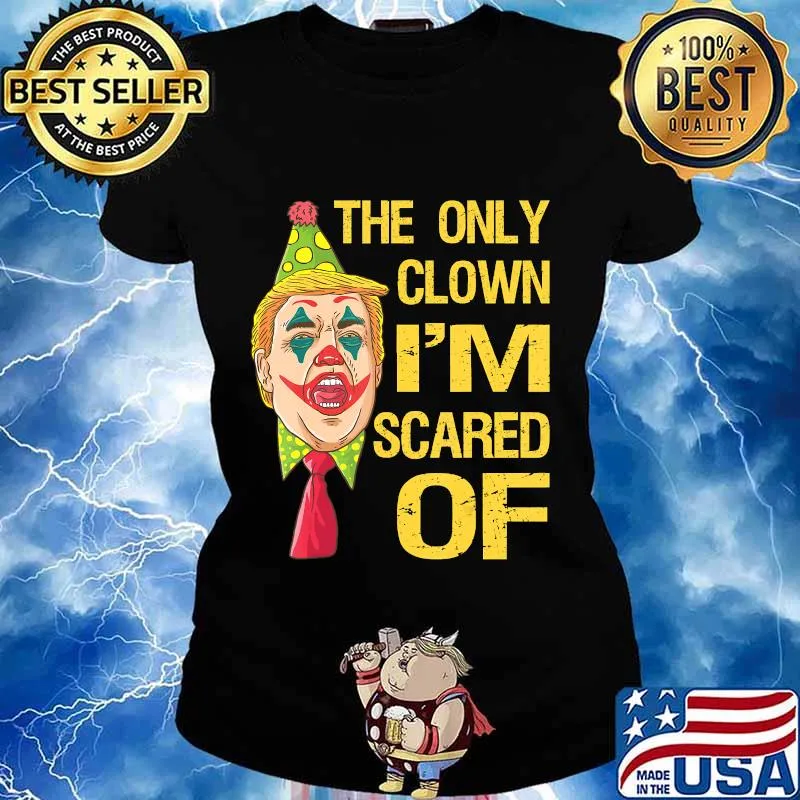 Anti President Donald Trump Clown Vote Democrats Biden 2020 T-Shirt Ladies tee