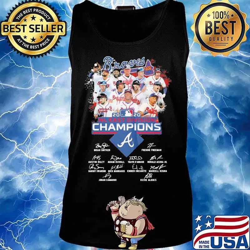 Atlanta braves 2020 nl east division champions signatures s Tank top