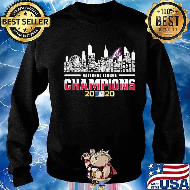 Atlanta braves logo national league champions 2020 s Sweater