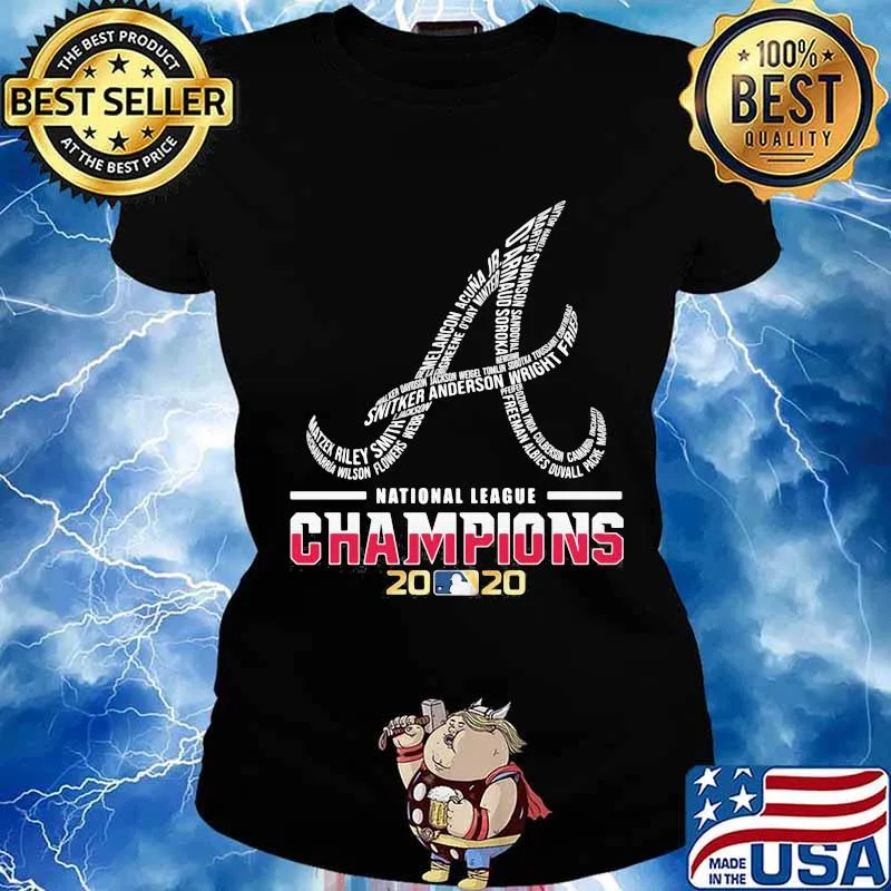 Atlanta braves national league champions 2020 s Ladies tee