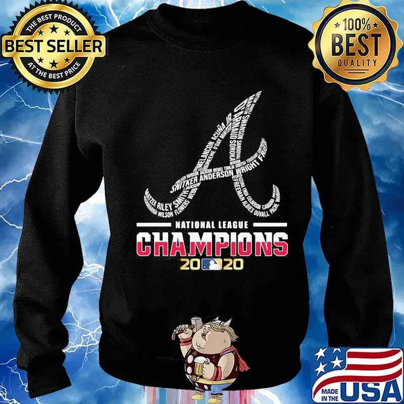 Atlanta braves national league champions 2020 s Sweater