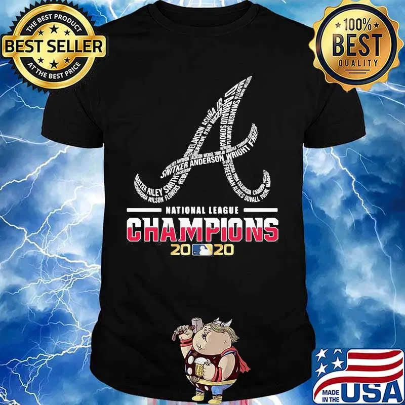 Atlanta braves national league champions 2020 shirt