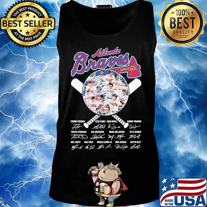 Atlanta braves national league champions 2020 signatures s Tank top
