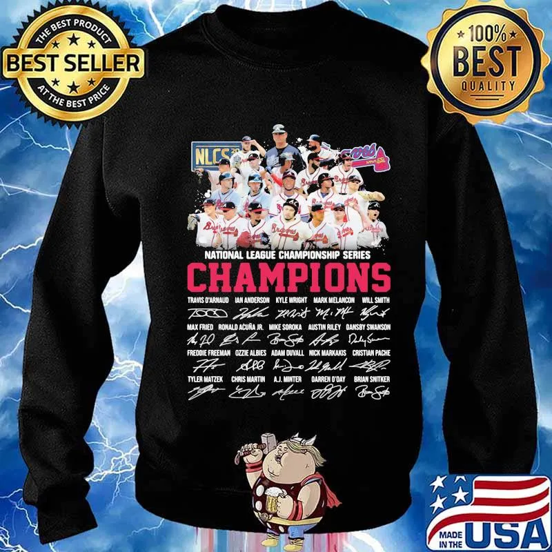 Atlanta braves national league championship series champions 2020 signatures s Sweater