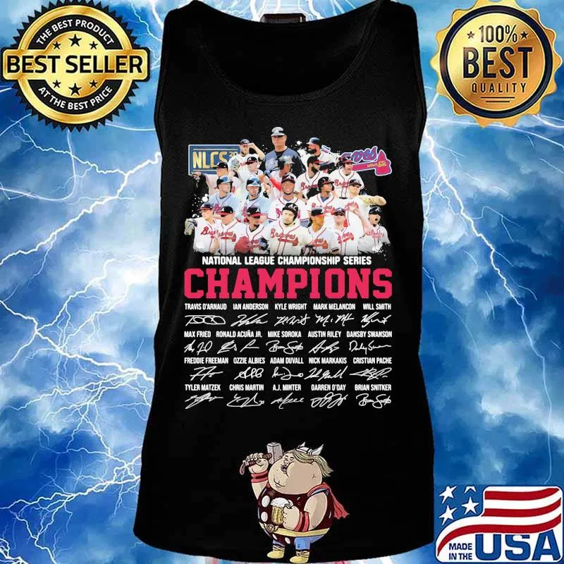 Atlanta braves national league championship series champions 2020 signatures s Tank top