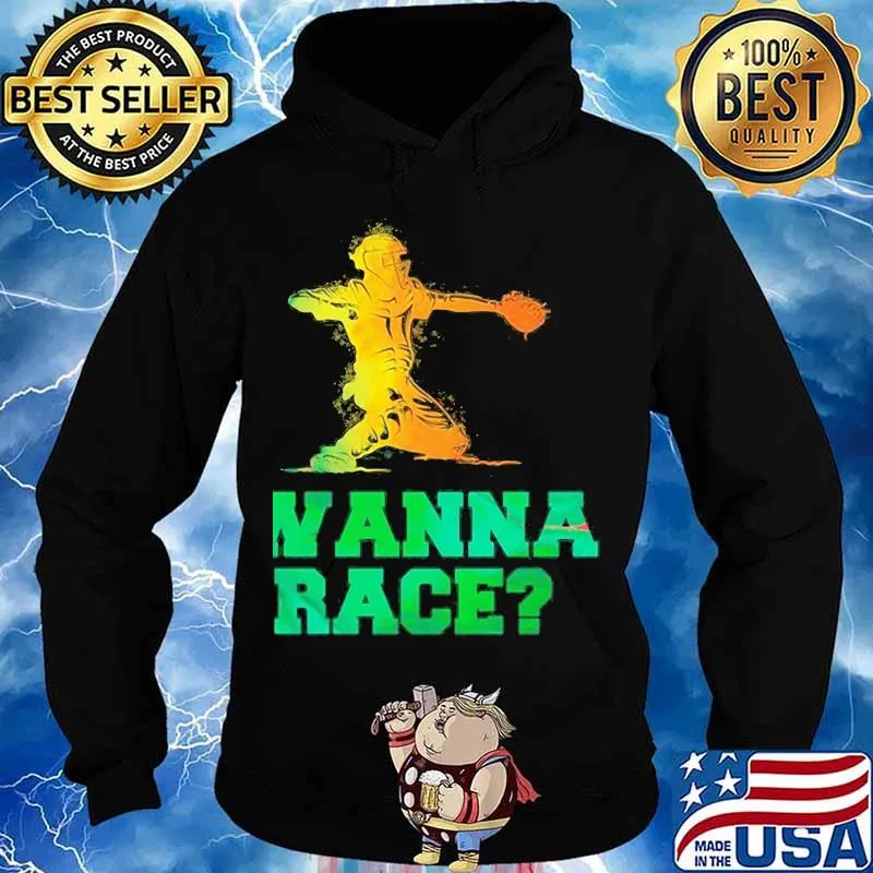 Baseball wanna race vintage s Hoodie