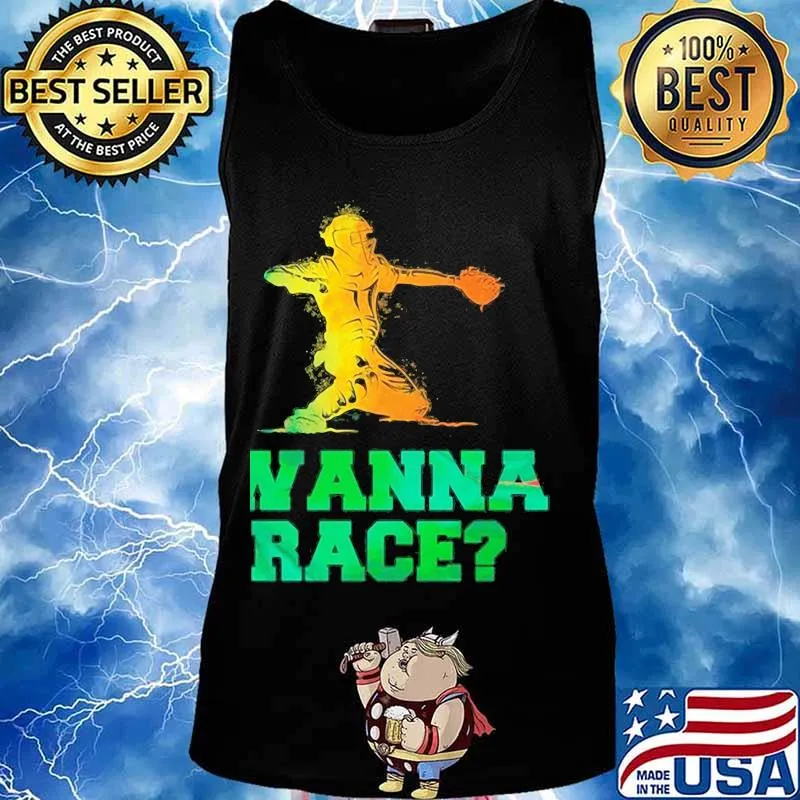 Baseball wanna race vintage s Tank top
