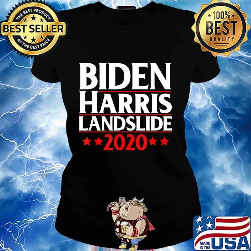Biden harris landslide 2020 stars s Ladies tee