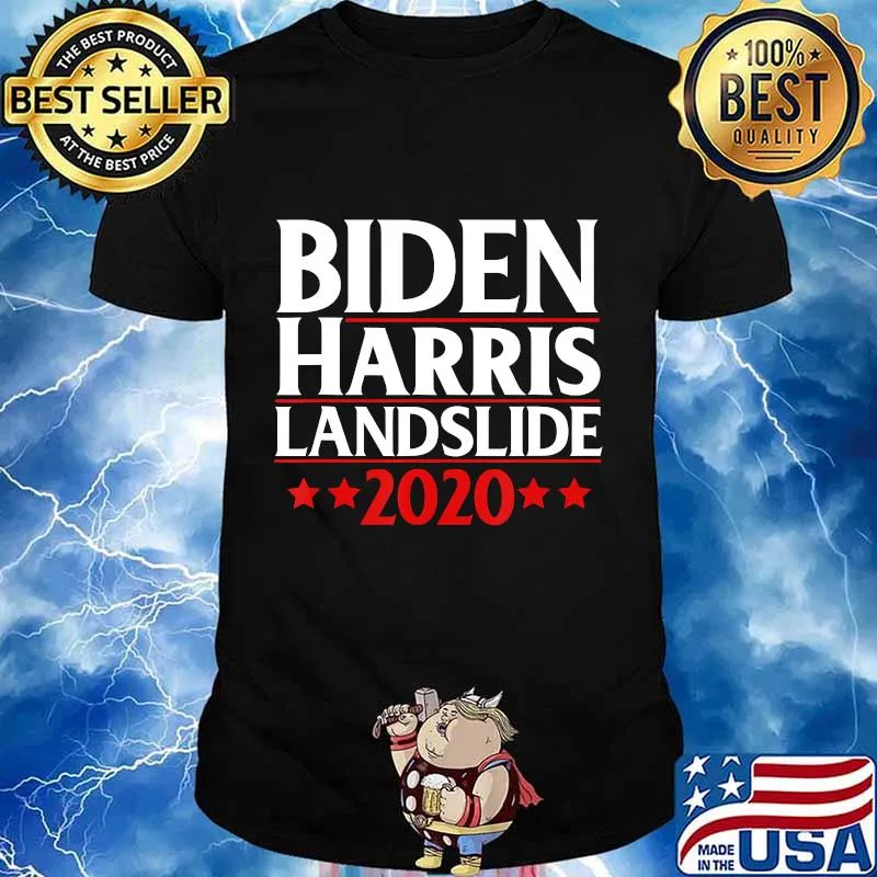 Biden harris landslide 2020 stars shirt