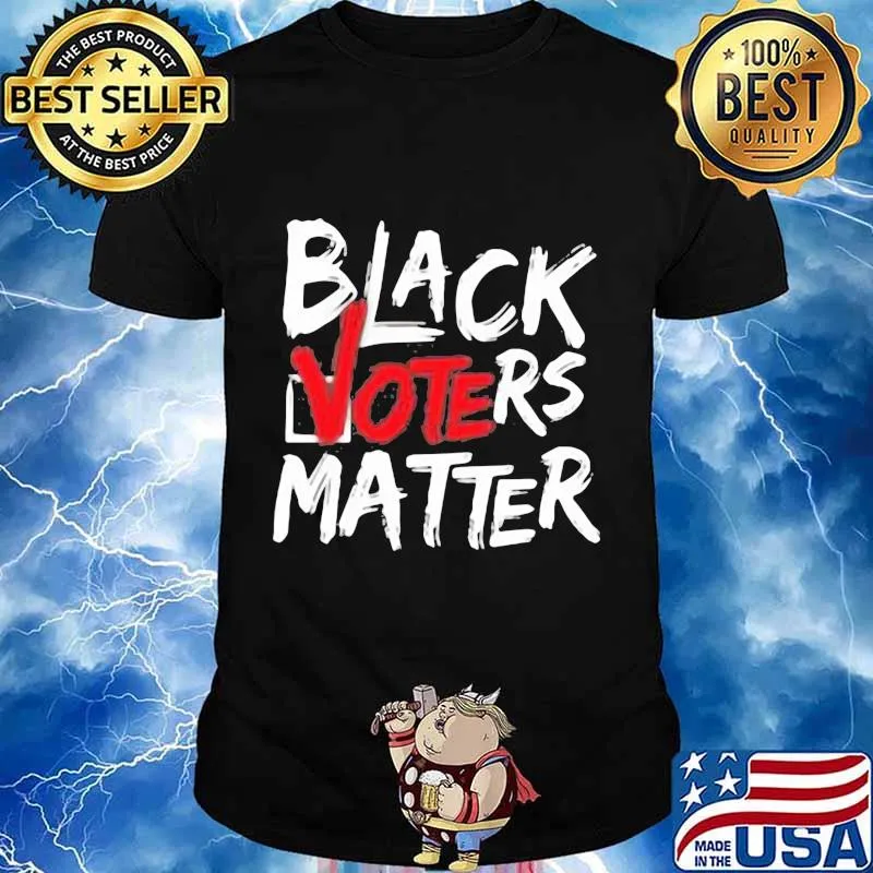 Black voters matter red shirt