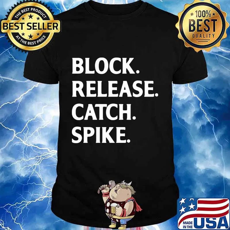 Block Release Catch Spike Football Shirt