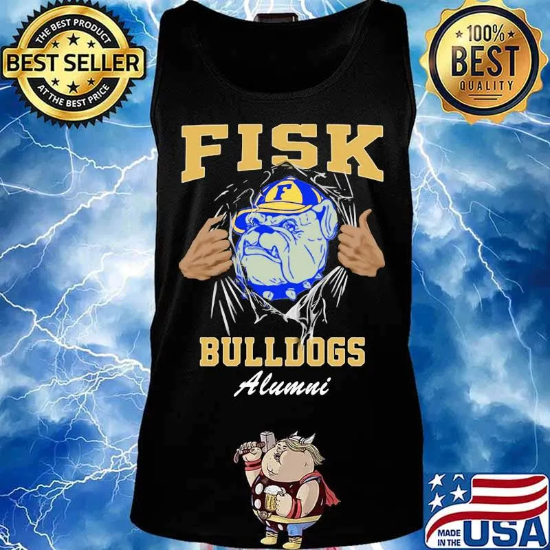 Blood inside fisk bulldogs alumni s Tank top