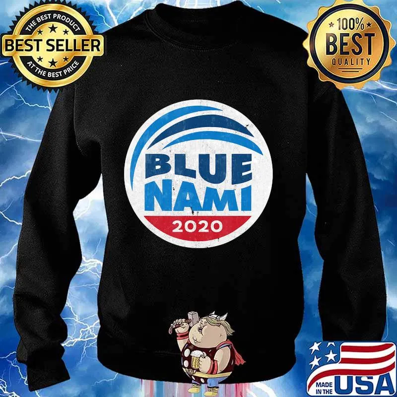 Blue Nami Blue Wave 2020 Democrat T-Shirt Sweater