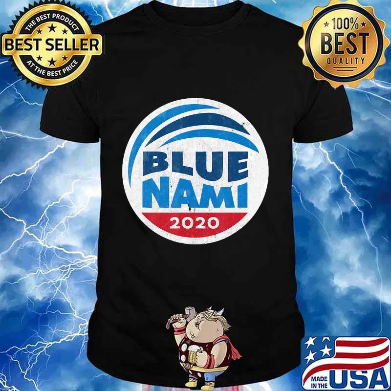 Blue Nami Blue Wave 2020 Democrat T-Shirt