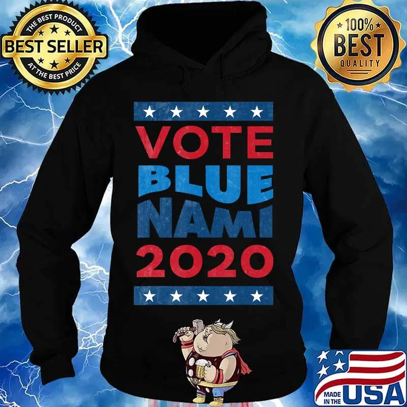 BlueNami Blue wave 2020 Democratic Party T-Shirt Hoodie