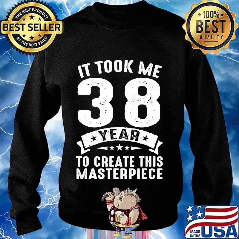 Born In 1983 Shirt Funny 38 Years Old Gifts 38th Birthday T-Shirt Sweater