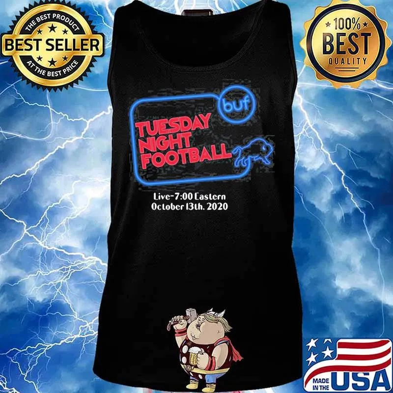 Buffalo bills tuesday night football live 7 eastern october 2020 s Tank top