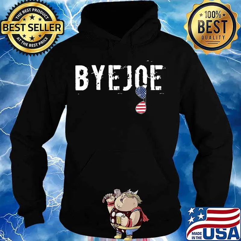 Byejoe bye joe glass american flag s Hoodie
