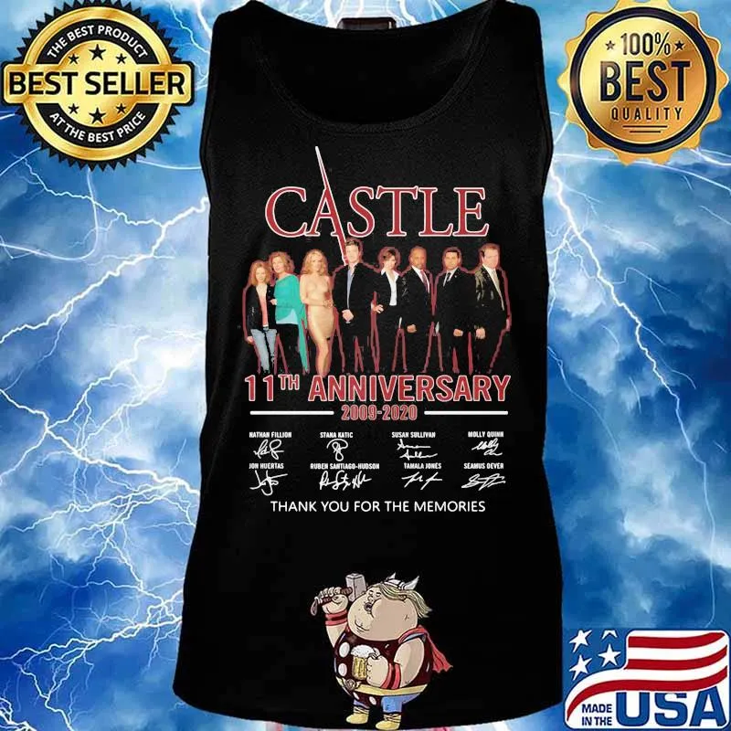 Castle 11th anniversary 2009 2020 thank for the memories signatures s Tank top