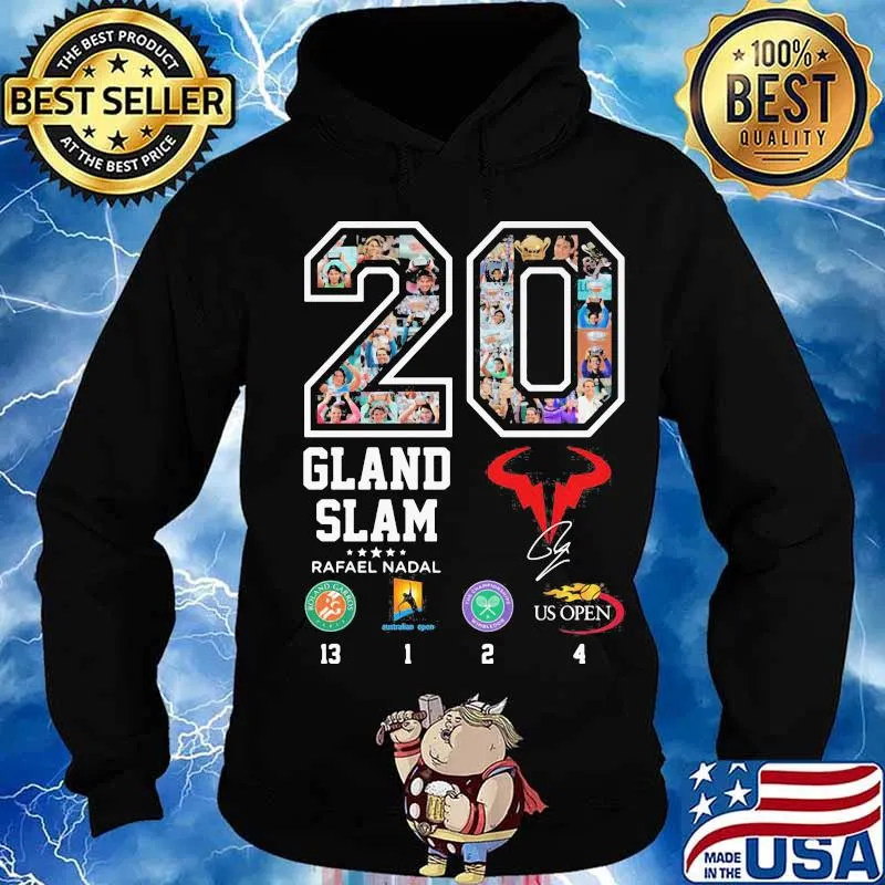 Champion 20 grand slam rafael nadal signature s Hoodie