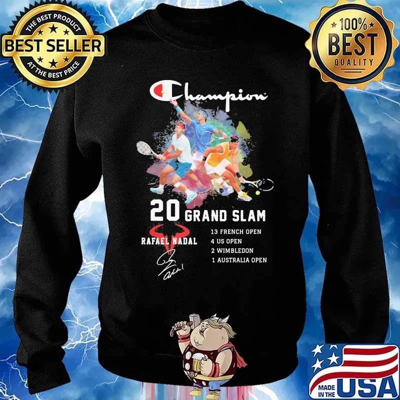 Champion 20 grand slam rafael nadal signature s Sweater