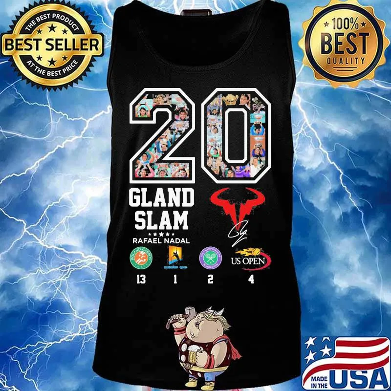 Champion 20 grand slam rafael nadal signature s Tank top