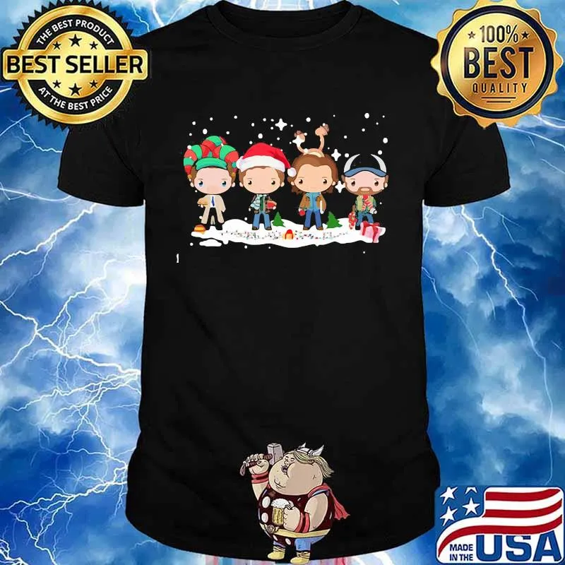 Chibi hat santa clause xmas shirt
