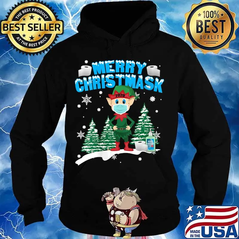 Christmas 2020 Elf - Merry Christmask Shirt Hoodie