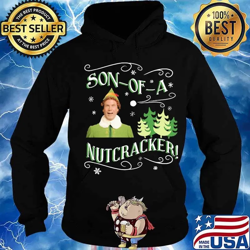 Christmas elf son of a nutcracker s Hoodie