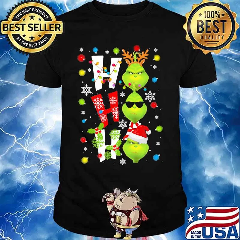 Christmas grinch ho ho ho shirt