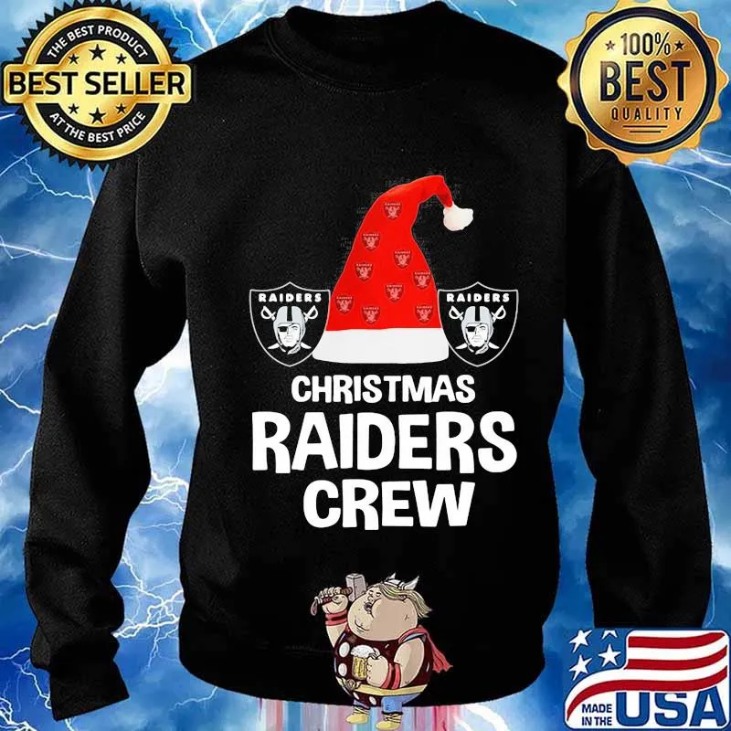 Christmas las vegas raiders crew s Sweater