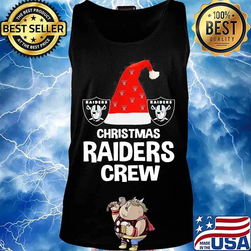 Christmas las vegas raiders crew s Tank top
